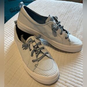 Sperry Women’s Slip-on Striped Shoes with Memory Foam